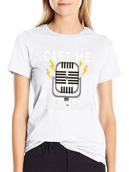Cast Me Voice Actor T-Shirt