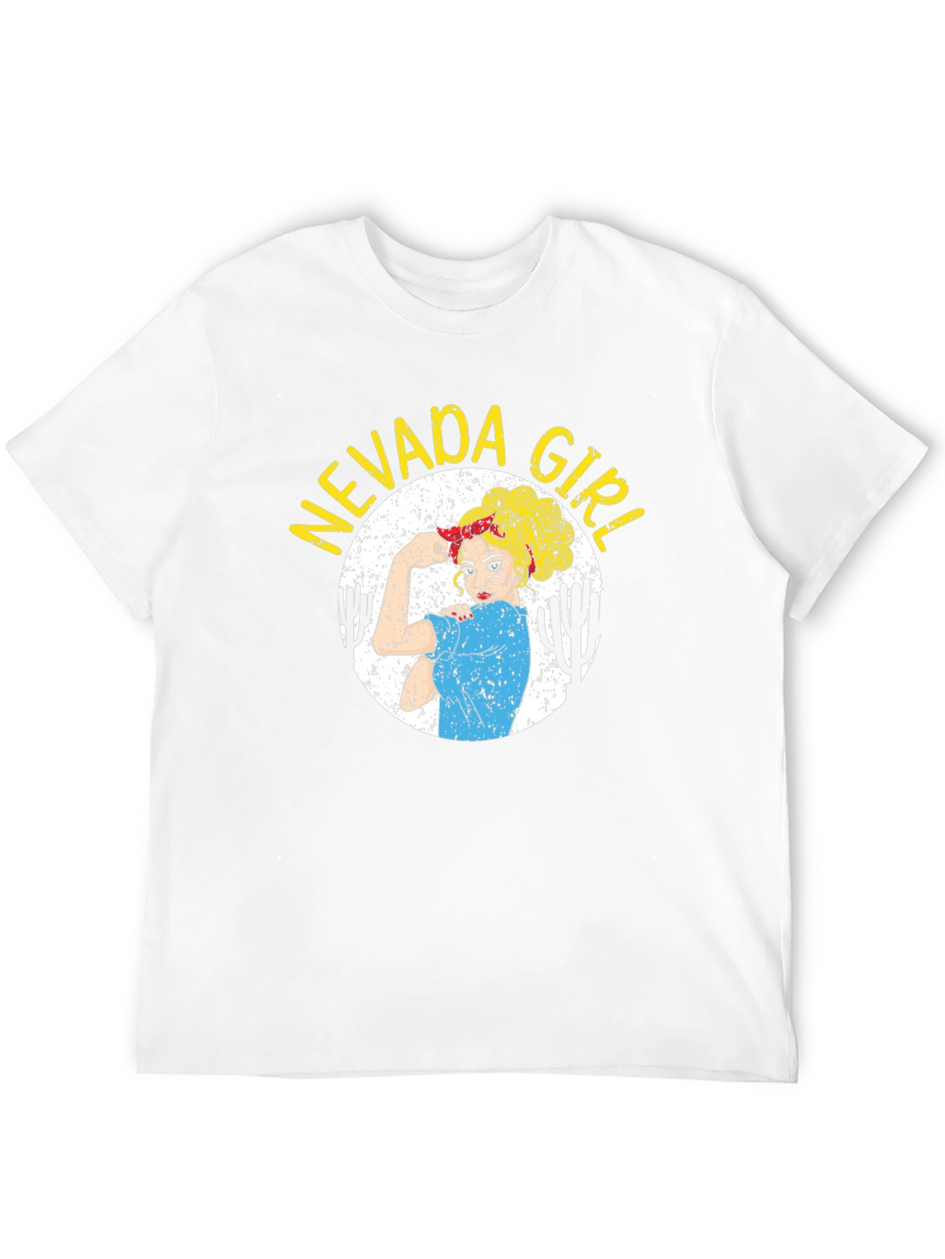 Nevada Girl Graphic T-Shirt - Black Cotton Tee