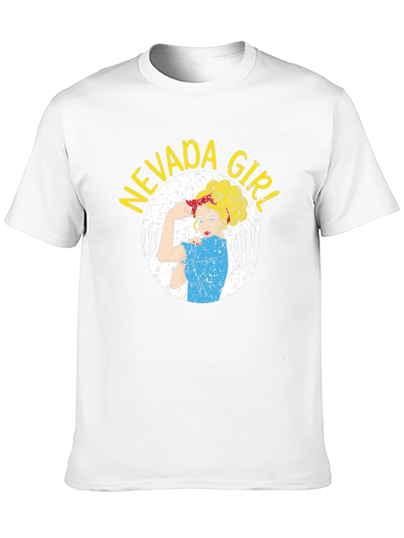 Nevada Girl Graphic T-Shirt - Black Cotton Tee