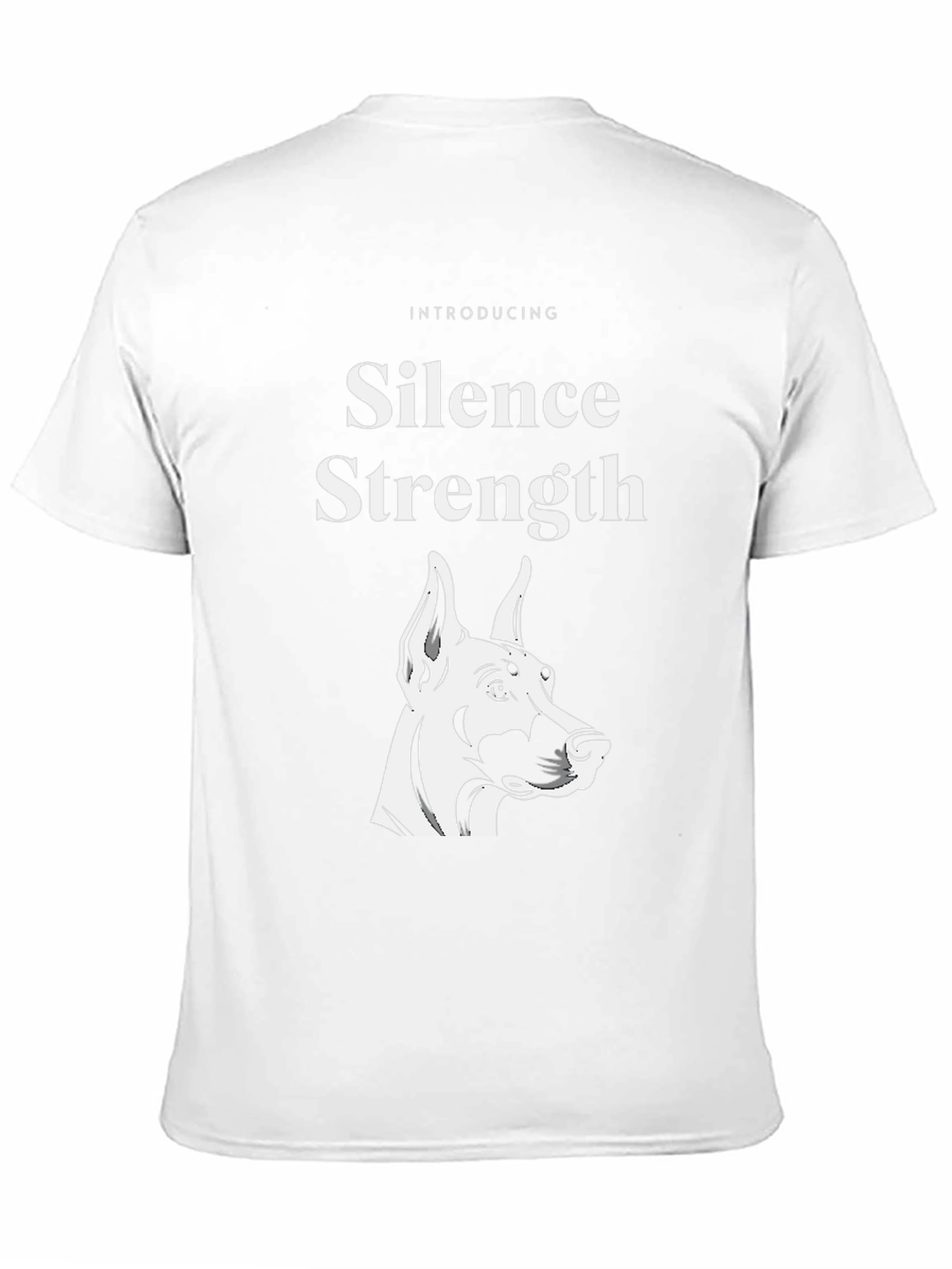 Silence & Strength Dog T-Shirt