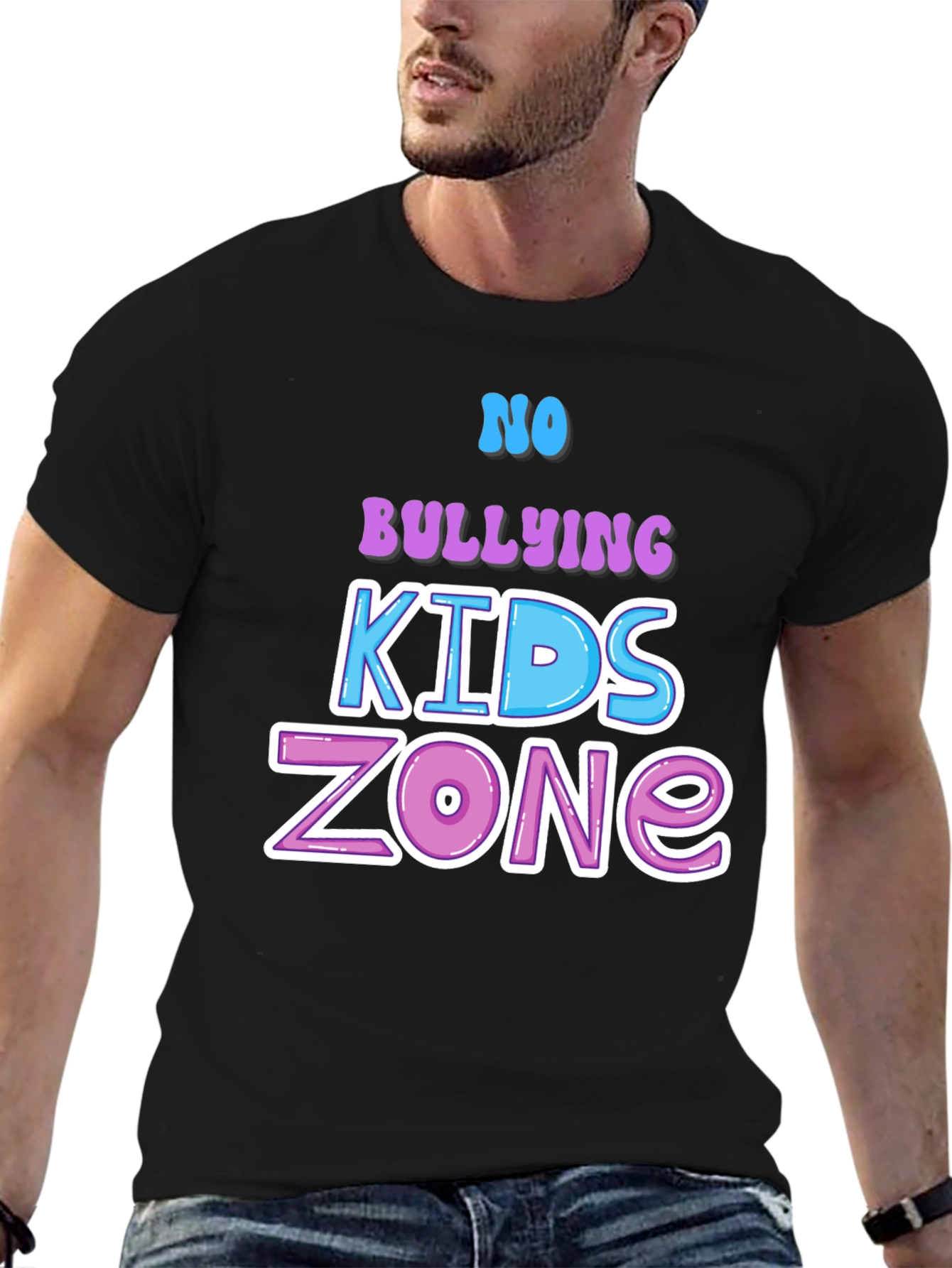 No Bullying Kids Zone Graphic Tee