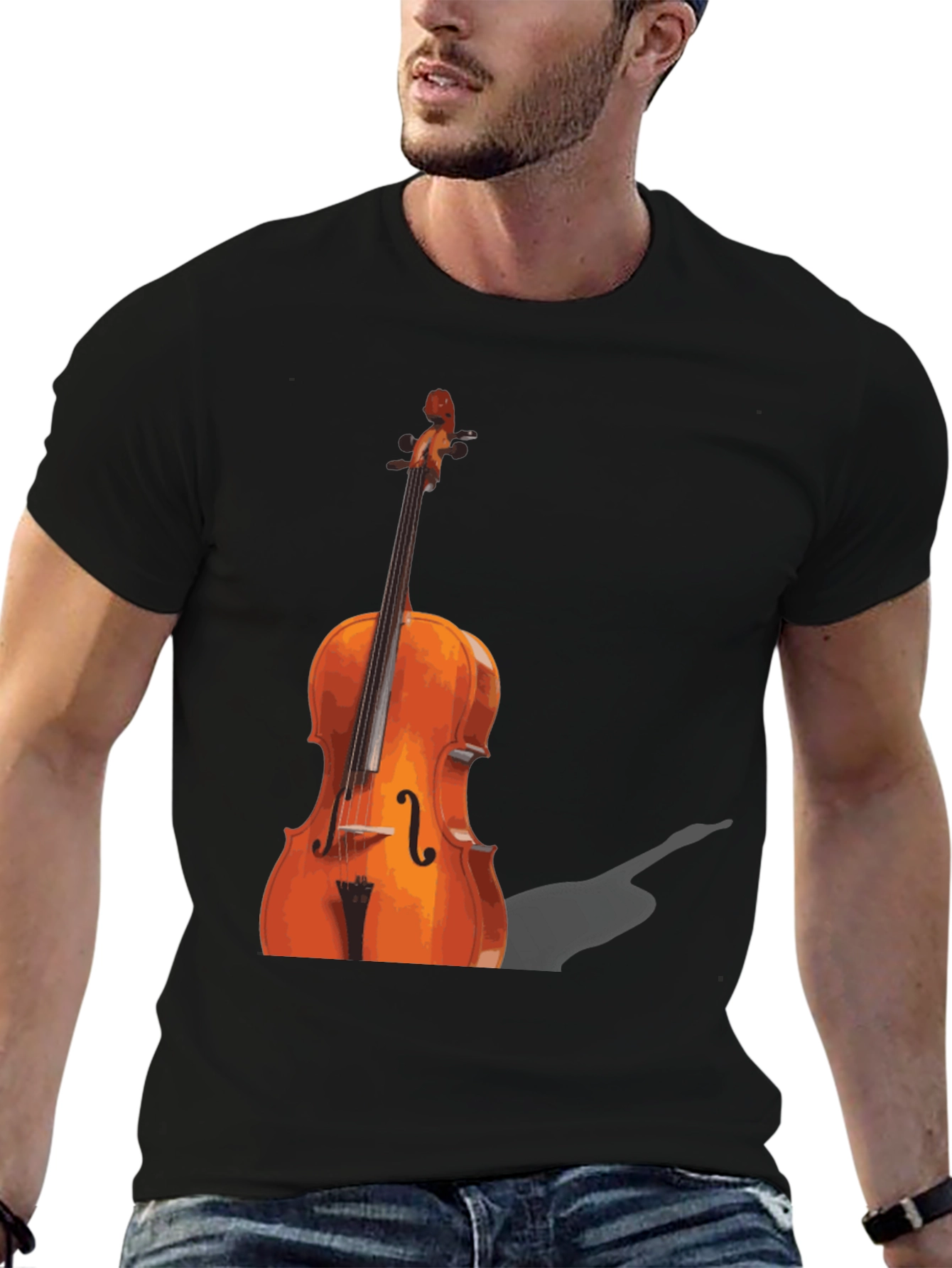 Cello T-Shirt: Musical Instrument Graphic Tee