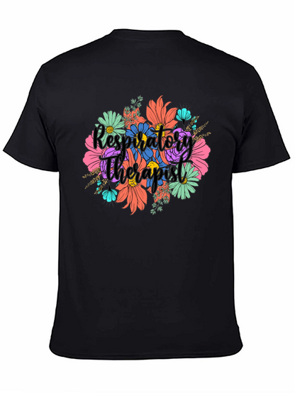 Respiratory Therapist Floral T-Shirt