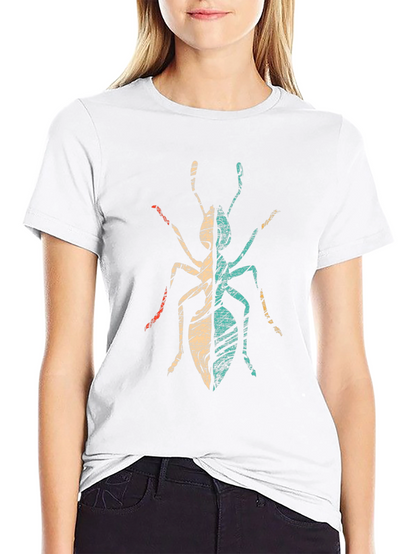 Retro Ant Graphic Tee - Black