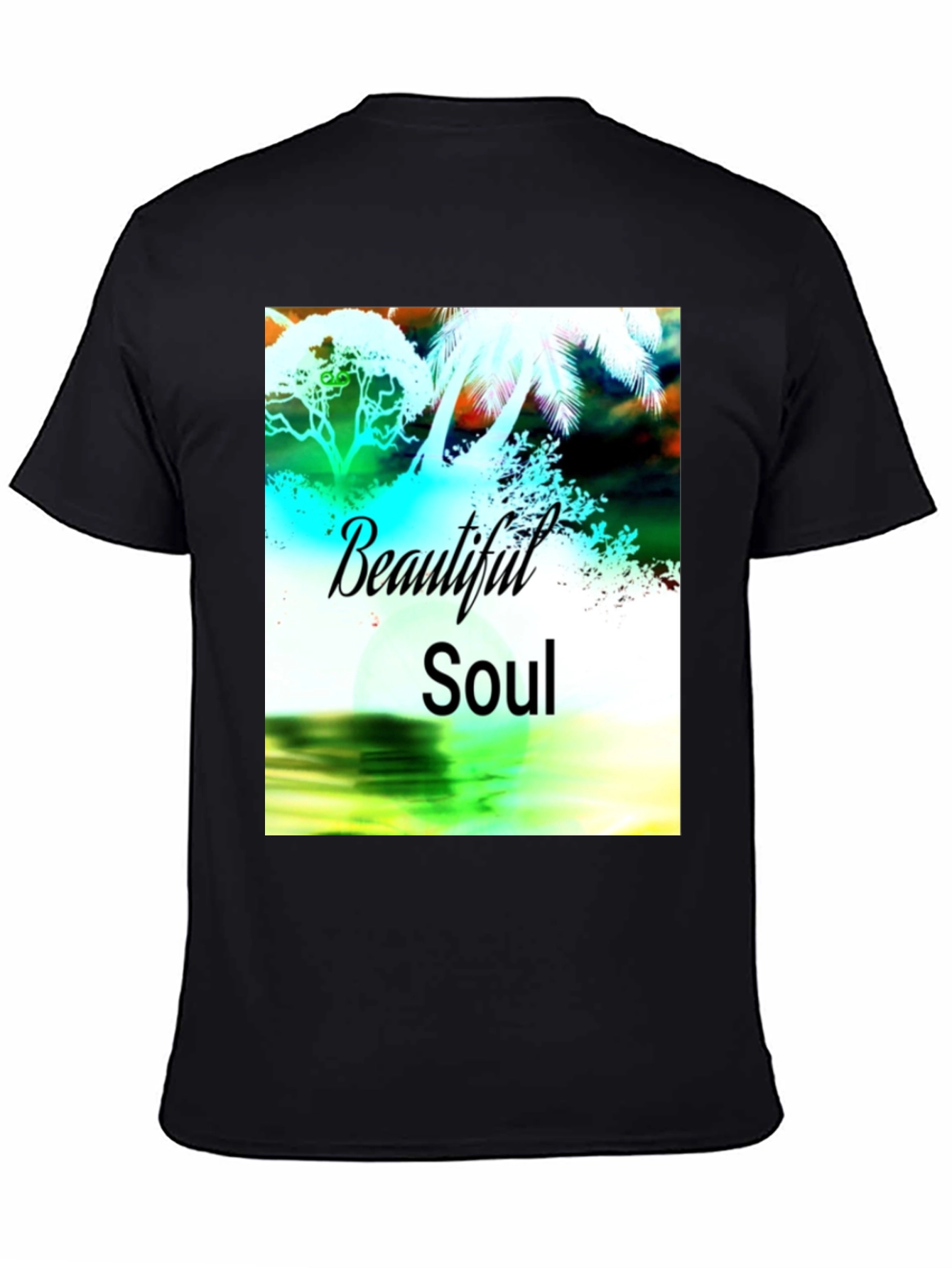 Beautiful Soul Graphic Black T-Shirt