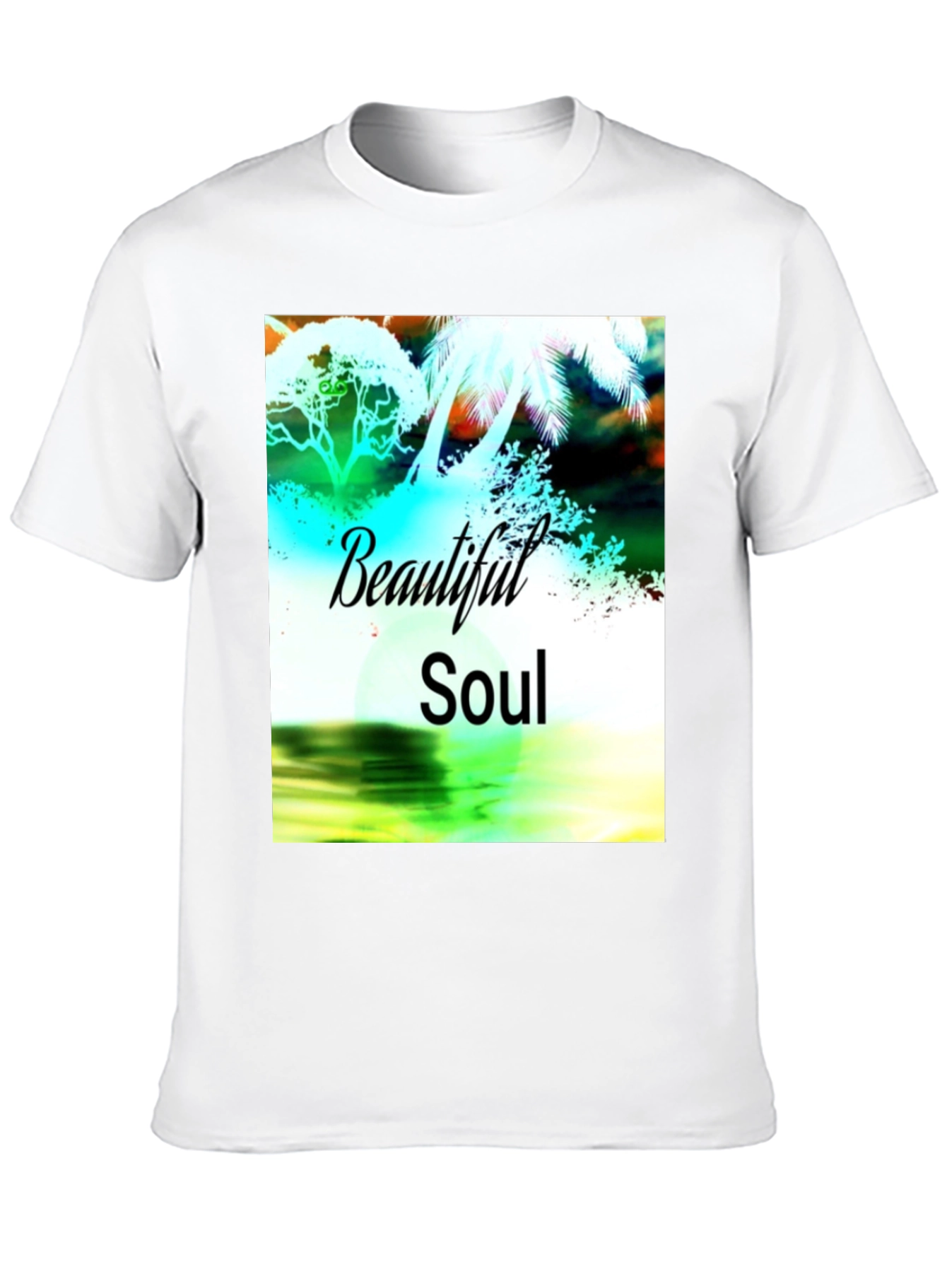 Beautiful Soul Graphic Black T-Shirt