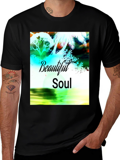 Beautiful Soul Graphic Black T-Shirt