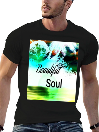 Beautiful Soul Graphic Black T-Shirt