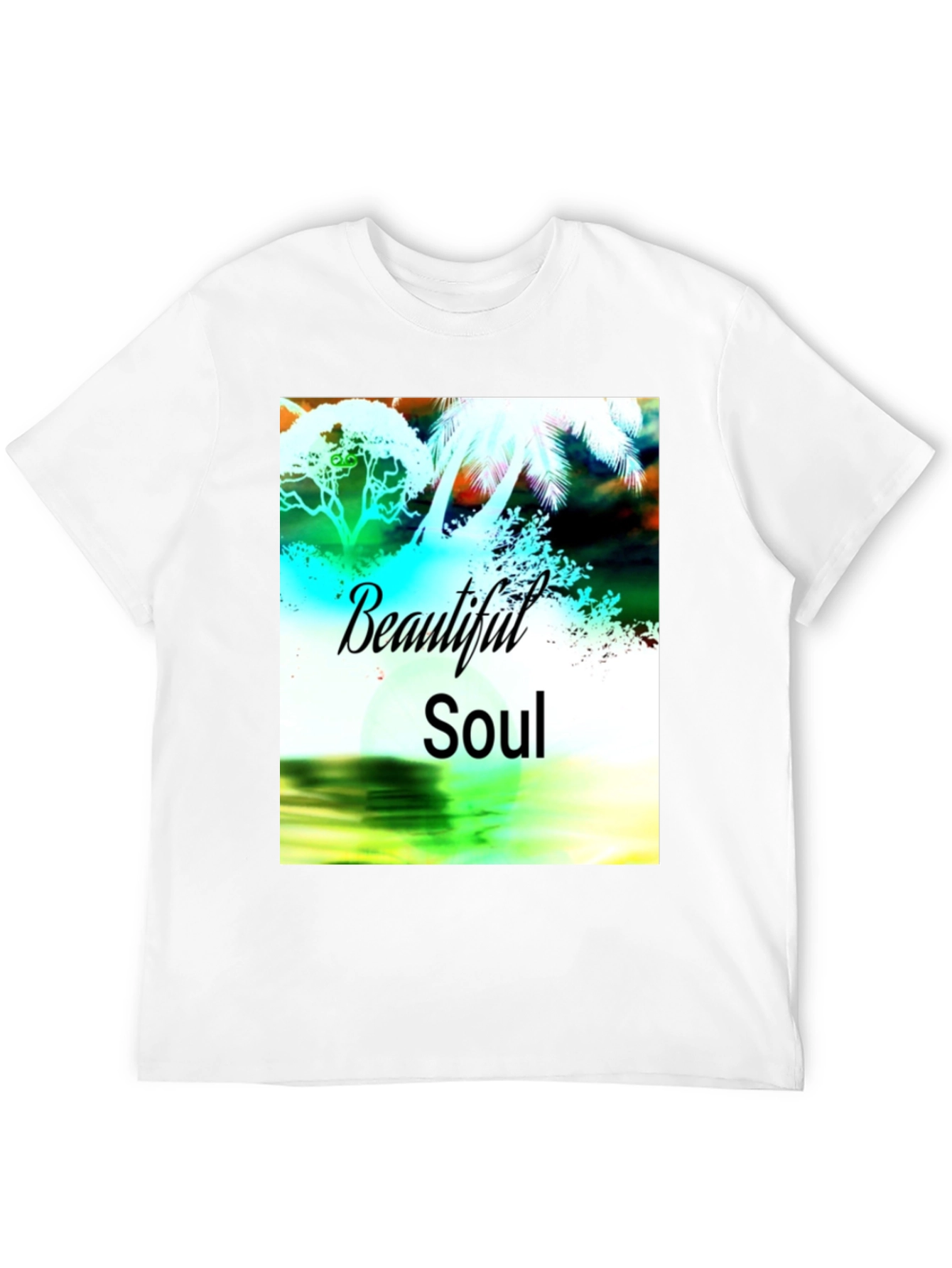 Beautiful Soul Graphic Black T-Shirt