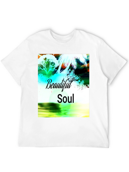 Beautiful Soul Graphic Black T-Shirt