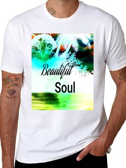 Beautiful Soul Graphic Black T-Shirt