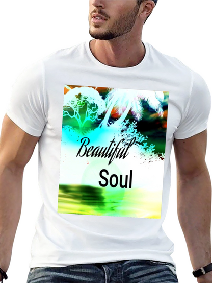 Beautiful Soul Graphic Black T-Shirt