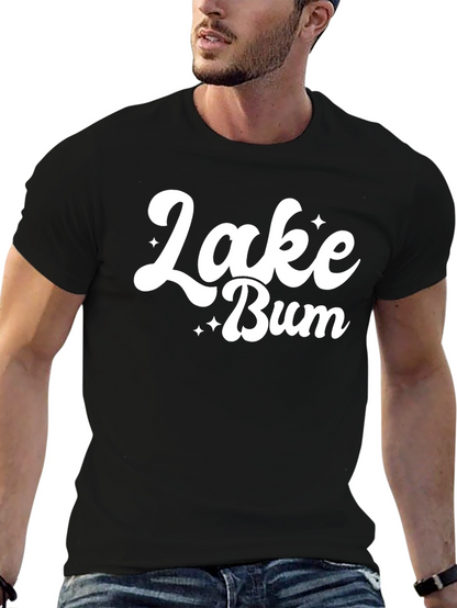 Lake Bum T-Shirt - Casual Graphic Tee