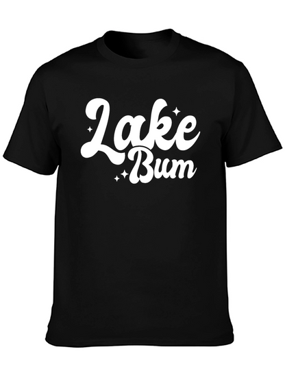 Lake Bum T-Shirt - Casual Graphic Tee