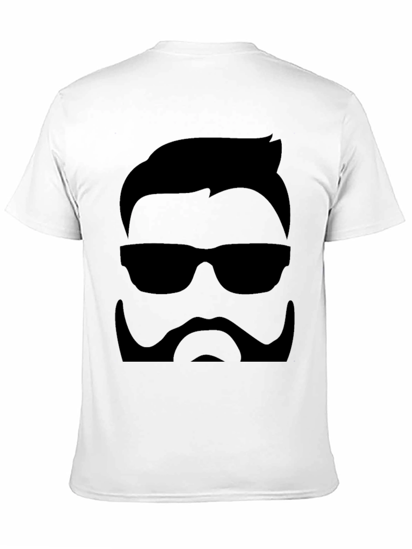 Cool Hipster Graphic Black T-Shirt