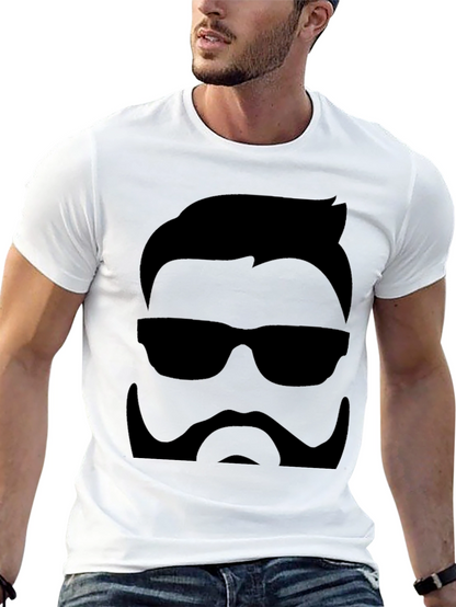 Cool Hipster Graphic Black T-Shirt