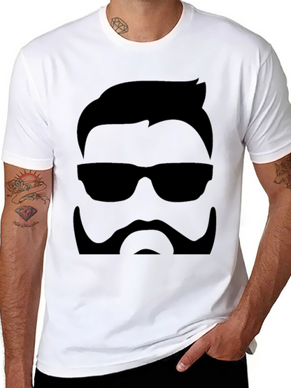Cool Hipster Graphic Black T-Shirt