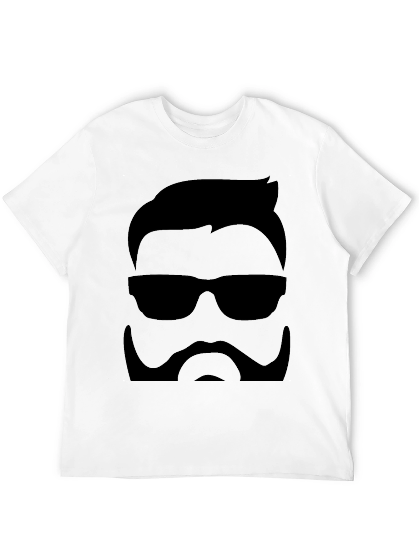 Cool Hipster Graphic Black T-Shirt