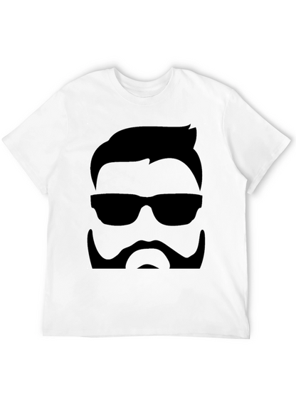 Cool Hipster Graphic Black T-Shirt