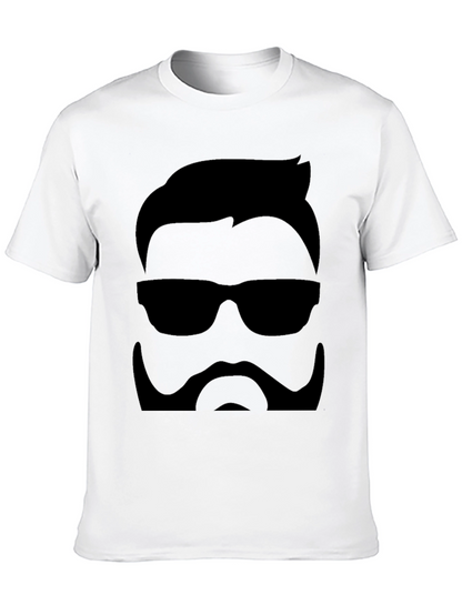 Cool Hipster Graphic Black T-Shirt