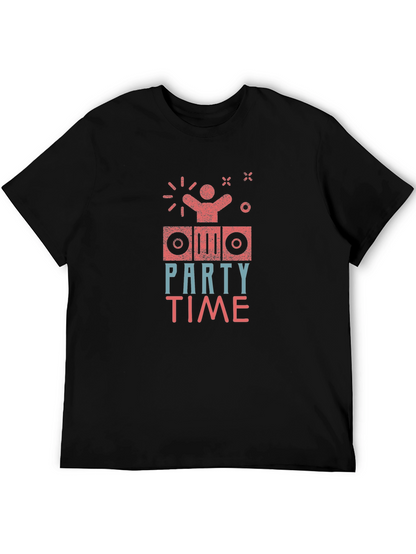 Party Time Graphic Print Tee