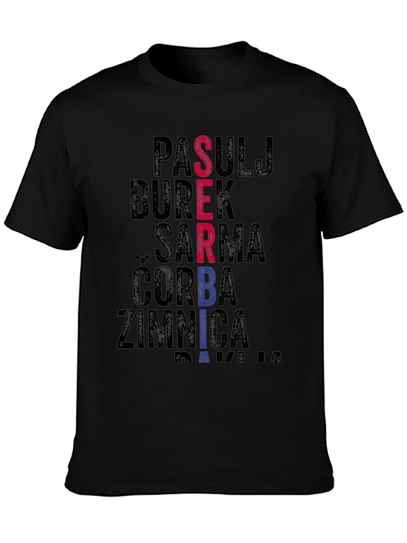 Serbian Food T-Shirt: Pasulj Burek Sarma & More!