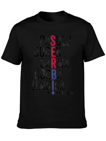 Serbian Food T-Shirt: Pasulj Burek Sarma & More!