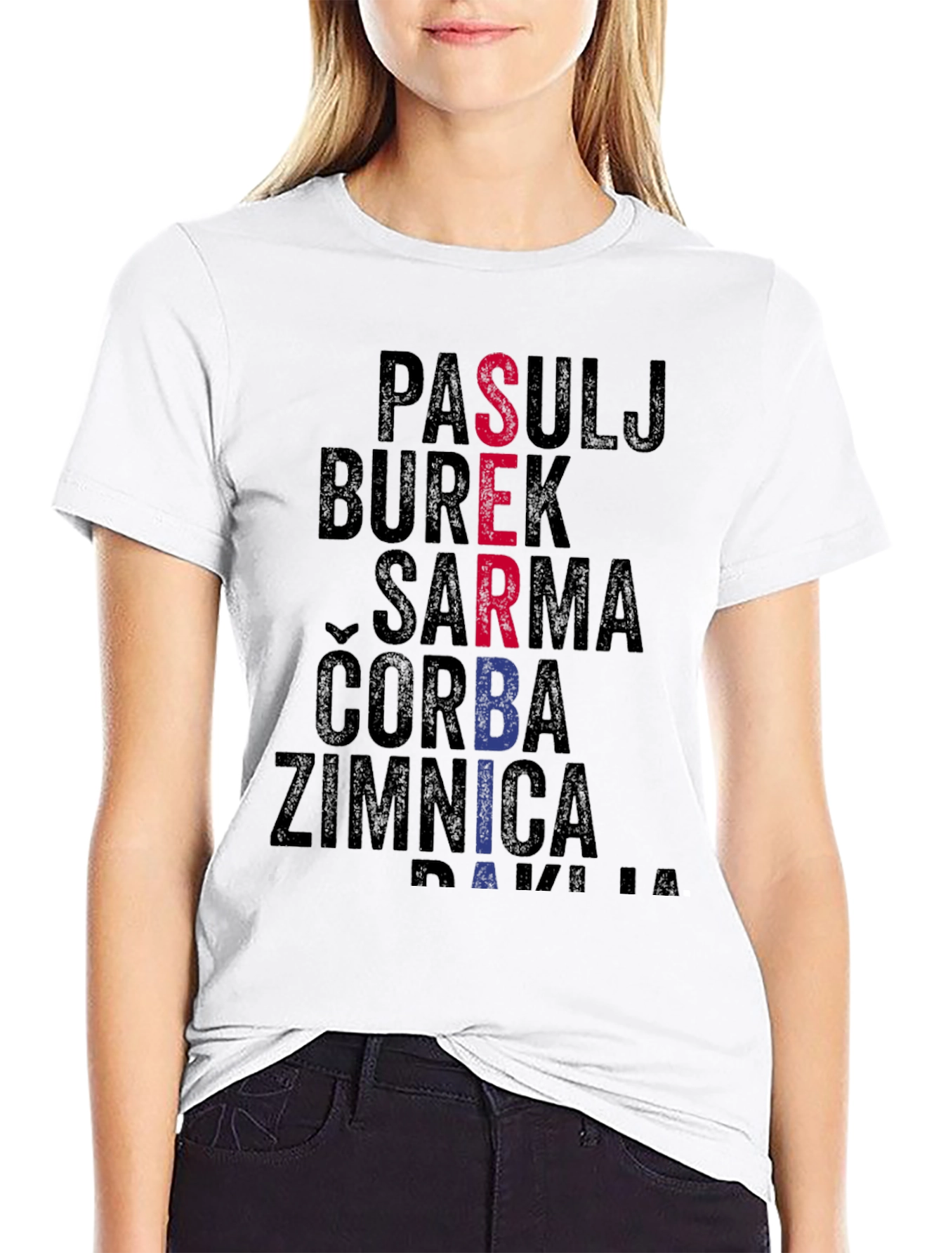 Serbian Food T-Shirt: Pasulj Burek Sarma & More!