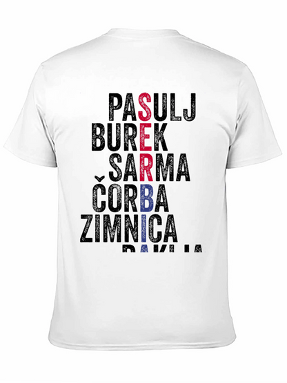 Serbian Food T-Shirt: Pasulj Burek Sarma & More!