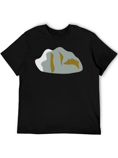 Mountain Graphic T-Shirt - Black Crew Neck Tee