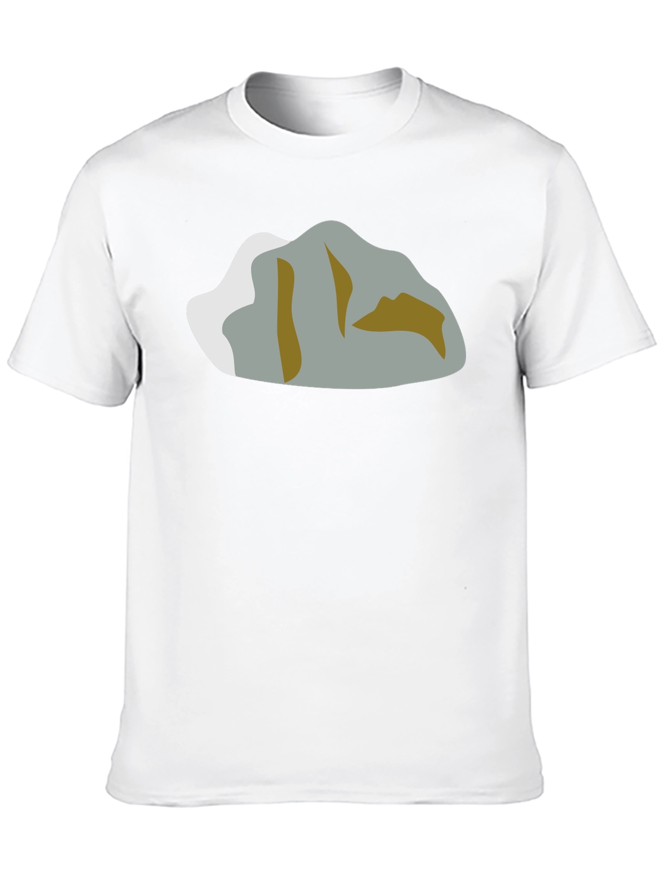 Mountain Graphic T-Shirt - Black Crew Neck Tee
