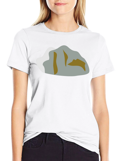 Mountain Graphic T-Shirt - Black Crew Neck Tee