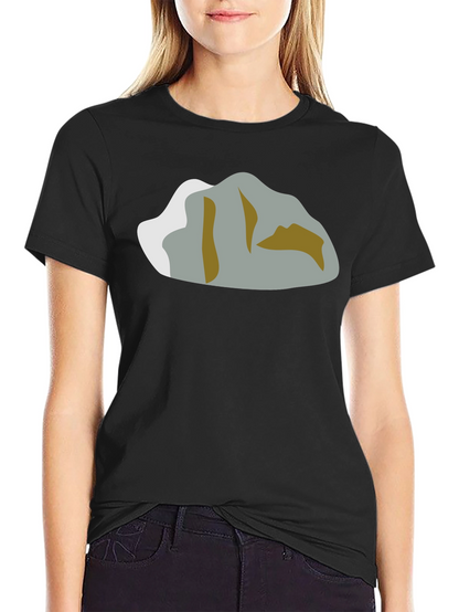 Mountain Graphic T-Shirt - Black Crew Neck Tee