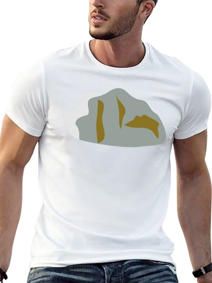 Mountain Graphic T-Shirt - Black Crew Neck Tee