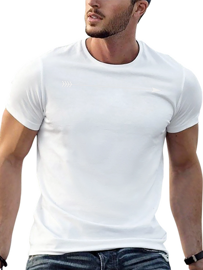 Mens Arrow Graphic Tee - Classic Black Casual Top