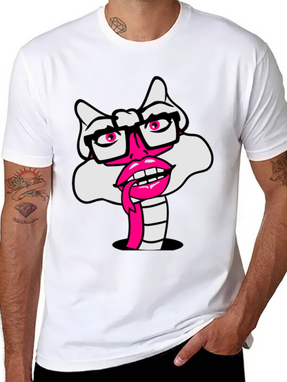 Novelty Cartoon Snake T-Shirt