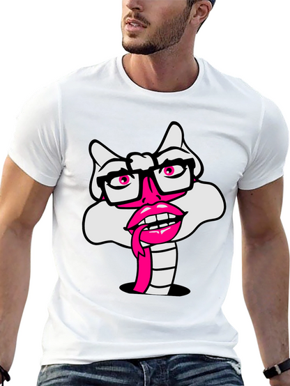 Novelty Cartoon Snake T-Shirt