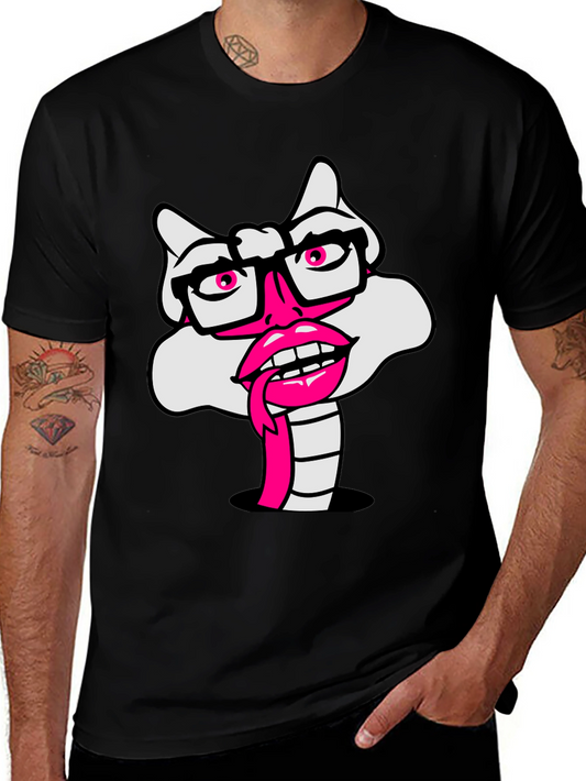 Novelty Cartoon Snake T-Shirt