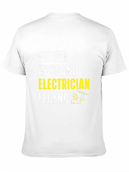 Father Husband Electrician Legend T-Shirt