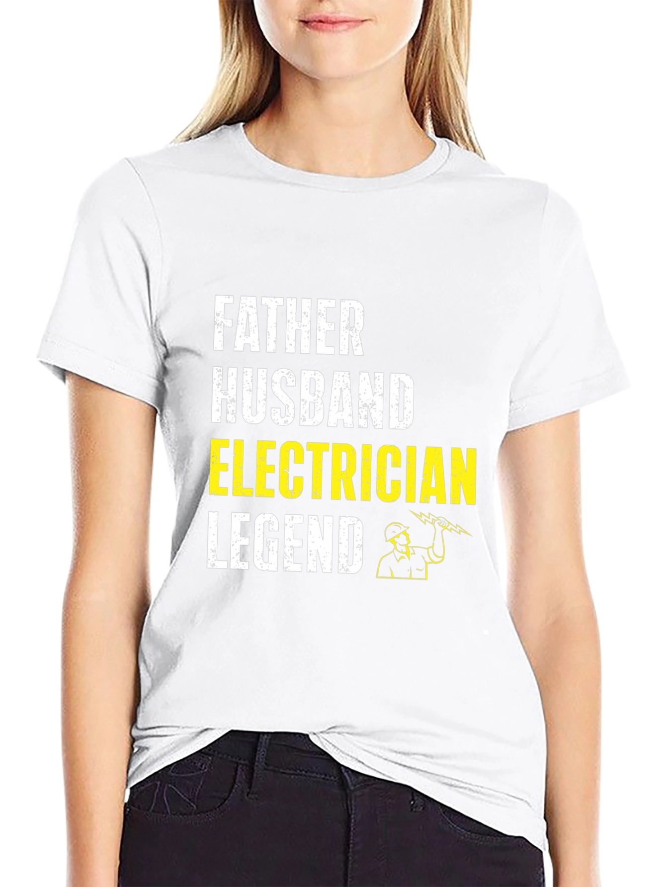 Father Husband Electrician Legend T-Shirt