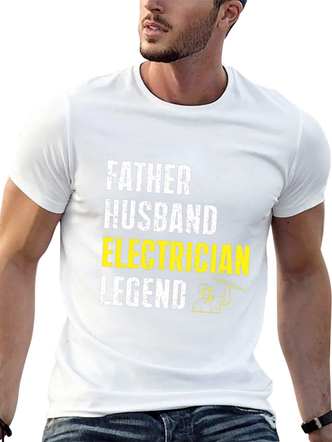 Father Husband Electrician Legend T-Shirt