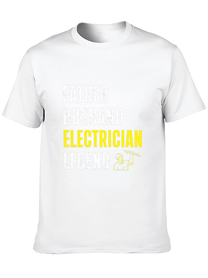 Father Husband Electrician Legend T-Shirt