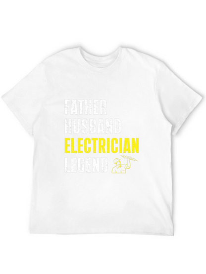 Father Husband Electrician Legend T-Shirt