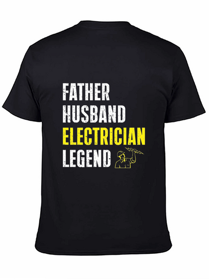 Father Husband Electrician Legend T-Shirt