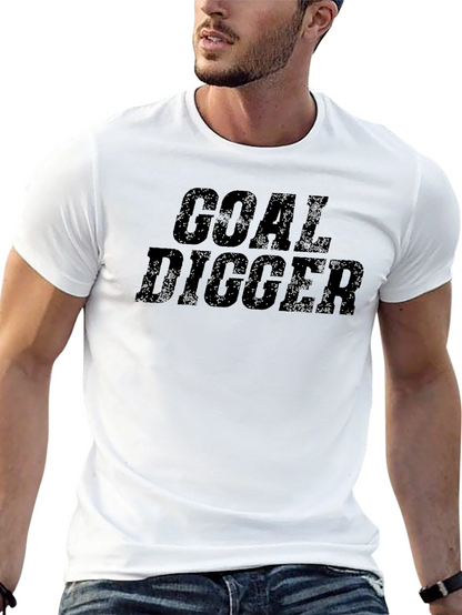 Goal Digger Distressed Graphic Tee