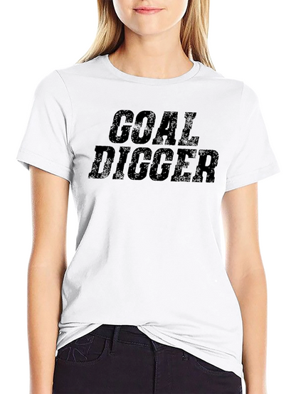 Goal Digger Distressed Graphic Tee