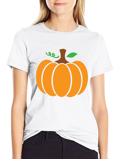 Pumpkin Graphic Tee - Halloween Festive Shirt