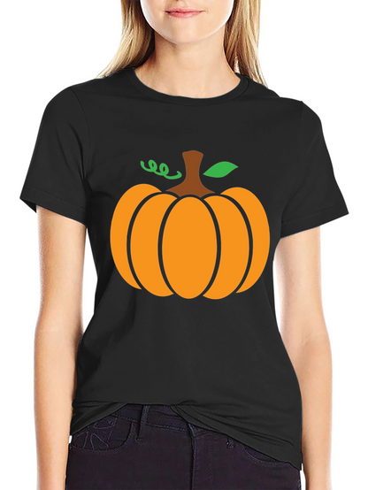 Pumpkin Graphic Tee - Halloween Festive Shirt