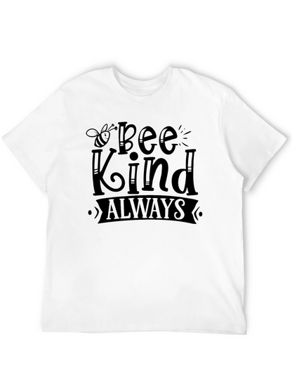 Bee Kind Always Black Graphic T-Shirt