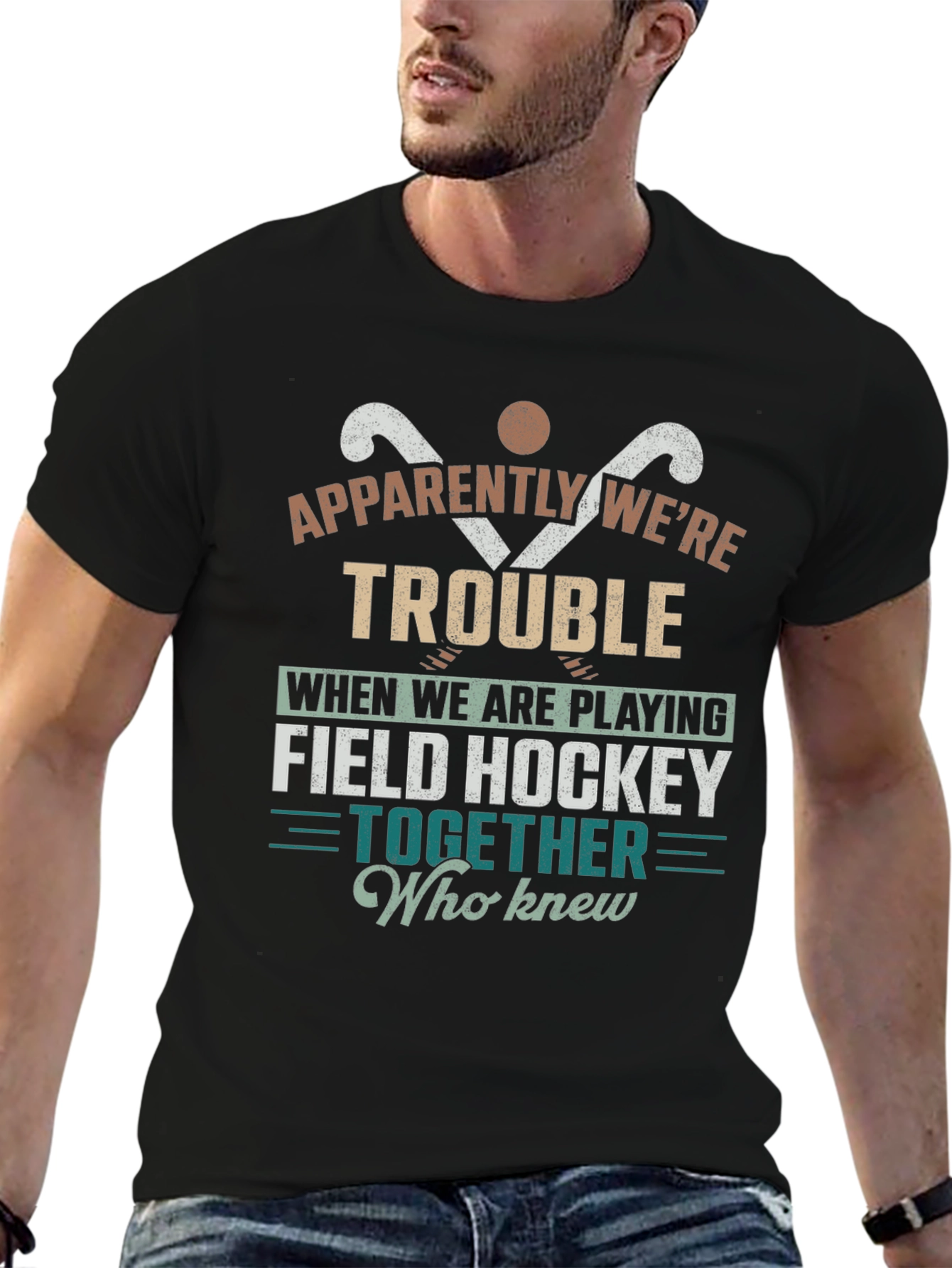 Field Hockey Trouble T-Shirt